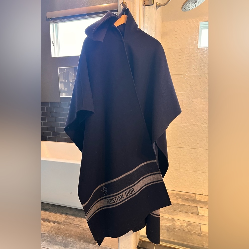 Dior Navy Cape / Poncho